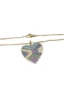 thumb Brass Cubic Zirconia Heart Luxury Necklace 3
