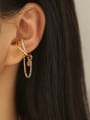 thumb Brass Geometric Tassel Vintage Single Earring(Single -Only One) 1