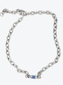 thumb Titanium Steel Geometric  Chain Vintage Necklace 2