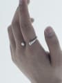 thumb Brass Smooth U shape Minimalist Band Ring 1