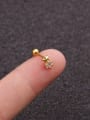 thumb Brass Cubic Zirconia Star Minimalist Single Earring 2