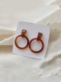 thumb Alloy Resin Cellulose Acetate Geometric Vintage Drop Earring 0