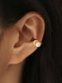 thumb Brass Imitation Pearl Geometric Vintage Single Earring(Single -Only One) 1