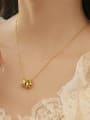 thumb Brass Cubic Zirconia Geometric Hip Hop Necklace 1