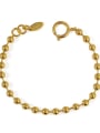 thumb Brass Round bead Vintage Beaded Bracelet 3