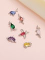 thumb Brass Cubic Zirconia Multi Color Small animals Cute Diy  Charms 2