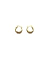 thumb Brass Geometric Trend Stud Earring 0