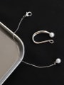 thumb Brass Imitation Pearl Tassel Minimalist Single Earring 0