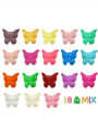 thumb Trend Butterfly Resin Multi Color Jaw Hair Claw 1
