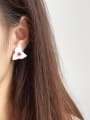thumb Alloy Enamel Irregular Cute Color Contrast Asymmetry Stud Earring 2