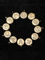 thumb Brass Rhinestone Constellation Minimalist Necklace 0