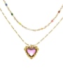 thumb Brass Heart Vintage Necklace 0