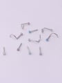 thumb Stainless steel Opal Geometric Cute Nose Studs(Single Only One) 3