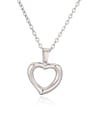 thumb Brass Hollow  Heart Minimalist Necklace 2