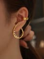 thumb Brass Cubic Zirconia Geometric Vintage Single Earring(Single-Only One) 1