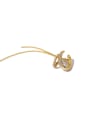 thumb Brass Cubic Zirconia Tassel Vintage Single Earring(Single-Only One) 0
