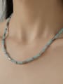 thumb Titanium Steel MGB beads Irregular Trend Necklace 1