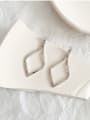 thumb Copper Cubic Zirconia Geometric Minimalist Drop Trend Korean Fashion Earring 2
