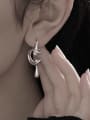 thumb Brass Irregular Minimalist Stud Earring 1
