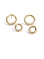 thumb Brass Hollow Round Vintage Drop Earring 4