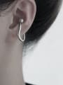 thumb Brass Bead Irregular Minimalist Single Earring 2