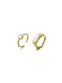 thumb Brass Shell Geometric Trend Band Ring 0