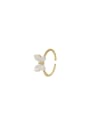 thumb Brass Shell Butterfly Dainty Band Ring 0
