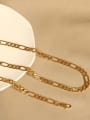 thumb Brass Geometric Vintage Hollow chain Choker Necklace 2