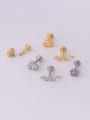 thumb Stainless steel Flower Snake Hip Hop Nose Studs 4