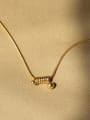 thumb Brass Irregular Vintage pendant Necklace 2