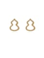 thumb Brass Shell Geometric Cute Stud Trend Korean Fashion Earring 2