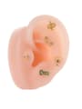 thumb Brass Cubic Zirconia Bowknot Minimalist Single Earring 1