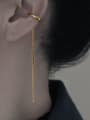 thumb Brass Tassel Minimalist Single Earring(Single-Only One) 2