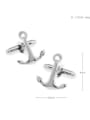 thumb Brass Anchor Trend Cuff Link 2