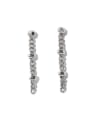 thumb Brass Hollow Chain Tassel Vintage Drop Earring(Single -Only One) 3