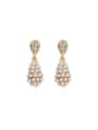 thumb Copper Imitation Pearl Water Drop Dainty Drop Trend Korean Fashion Earring 0