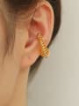 thumb Brass Hollow Geometric Vintage Single Earring 1
