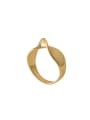 thumb Brass Irregular Minimalist Band Fashion Ring 4
