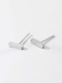 thumb Stainless steel Geometric Minimalist Stud Earring 3