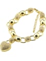 thumb Brass Cubic Zirconia Heart Luxury Bracelet 2