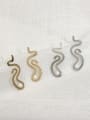 thumb Copper Imitation Pearl Irregular Minimalist Drop Trend Korean Fashion Earring 2