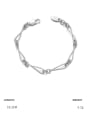 thumb Brass  Hip Hop Hollow  Geometric  Chain  Link Bracelet 2