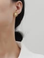 thumb Copper Flower Dainty Stud Trend Korean Fashion Earring 1