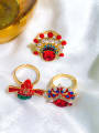 thumb Alloy+ Red Face Or Hat Statement Statement Ring/Free Size Ring 0