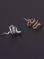 thumb Brass Snake Vintage Single Earring (Single Only One) 2