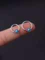 thumb Stainless steel Turquoise Geometric Vintage Nose Rings 3