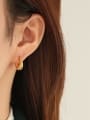 thumb Brass Irregular Minimalist Single Earring(Single) 1