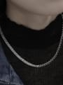 thumb Brass Cubic Zirconia Geometric Vintage Necklace 1