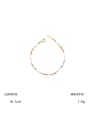 thumb Brass Glass beads Geometric Trend Beaded Necklace 3