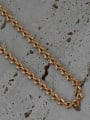 thumb Brass Geometric Vintage Hollow   Chain Necklace 2